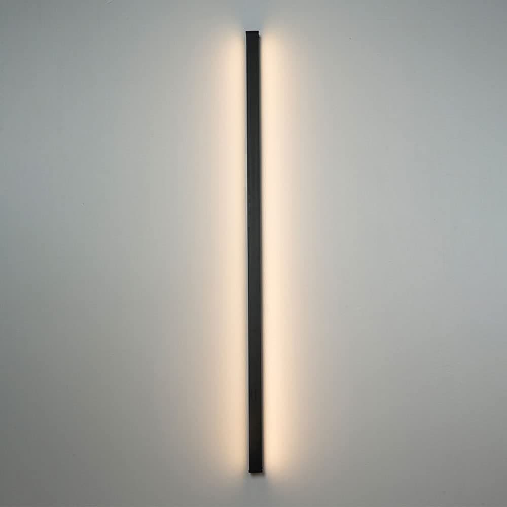 Minimalist Long Wall Light Black Linear Wall Sconce Lamp, Modern LED Wall Lighting Fixture, Indoor Wall Wash Lights Headboard Lamps for Living Room Bedroom Hallway