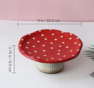 Mushroom Cake Stand and Plate