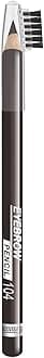 Luxvisage Long-Lasting Natural Looking Smudge-Proof Powdery Eyebrow Pencil (Color 104, Deep Brown)