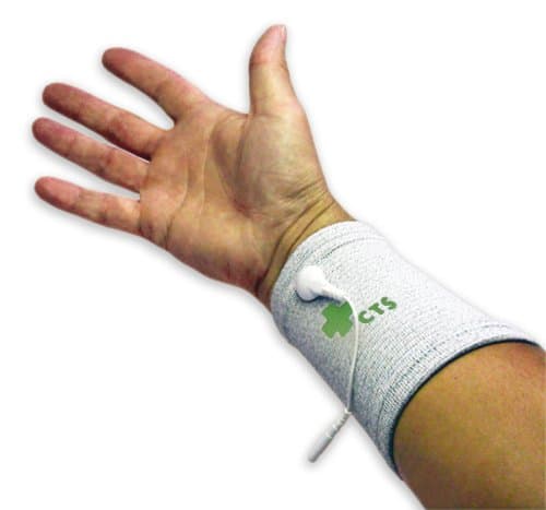 Premium Conductive Electrode Cuff for TENS Pain Therapy, Earthing & Electrotherapy of Pain, Swelling, Discomfort, Carpal Tunnel, Arthritis, etc. (1 Cuff - Silver Thread – Universal One Size Fits All)