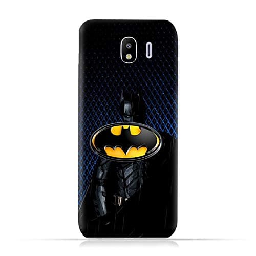 Samsung Galaxy J4 TPU Silicone Protective Case with Batman Design