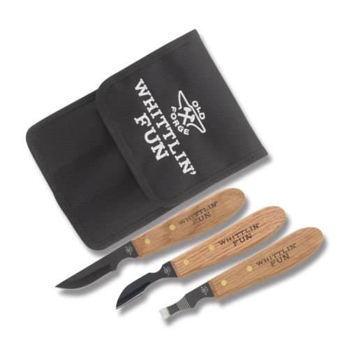 UJ Ramelson CoOld Forge Whittlin Fun 3pc Woodcarving Kit with Carry Case (1 Set)