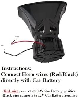 HANABI Police Horn Siren for Cars Jeeps suvs 7 Tone Loud Hooter with Mic VIP Siren 100 watts Police Siren for Cars Jeeps suvs 7 Tone Loud Hooter Car Speaker kit for Hyundai Creta