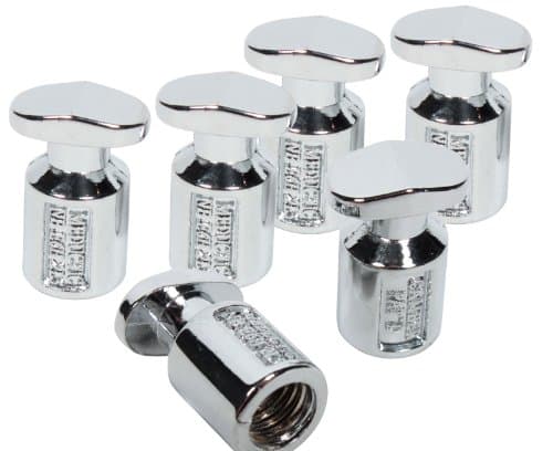 3 Pack Camber T-TOP Six Piece Cymbal Wing Nut Replacement Percussion Hardware