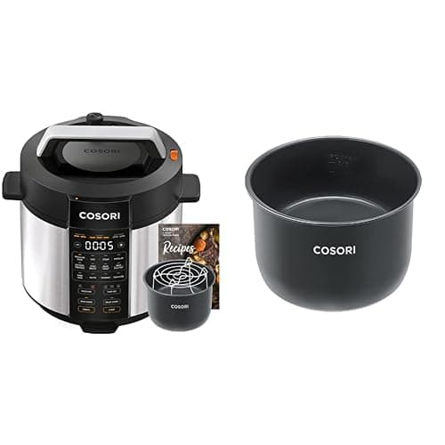 COSORI 9-in-1 Instant Multi Cooker 6 Quart, Electric Pressure Cooker, Paella Pans, Braiser Pans & Pressure Cooker Inner Pot, Ceramic, BPA-Free, Non-Stick