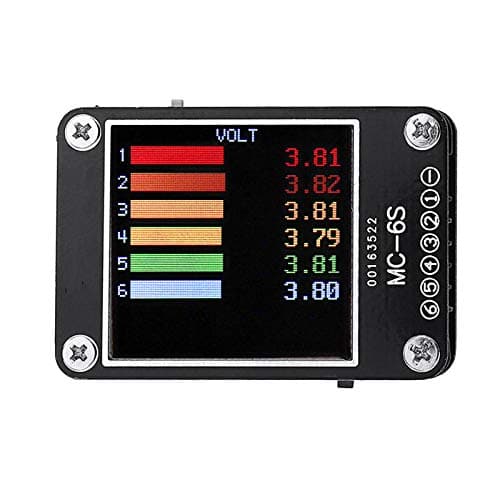 URUAV MC-6S 1-6S Lipo Battery Voltage Checker Receiver Signal Tester for Check S-Bus PPM PWM and DSM Satellites Receiver