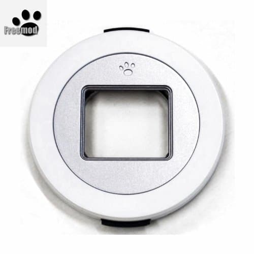 Freemod White X-Cap,Auto-Cap for Panasonic Lumix G 14-42mm f3.5-5.6 X PZ Vario andCanon EF-M 20mm F2.0 with 43mm-37mm adapterring,37mm Automatic Open Close Snap-On Lens Cap,Made in Taiwan