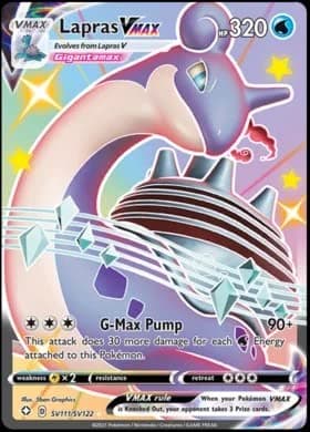 Lapras VMAX - SV111/SV122 - Shiny Holo Rare