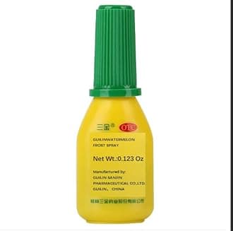 Guilin Watermelon Frost Spray, Helps Dry Throat & Breath Freshener 3.5g (3 Boxes)