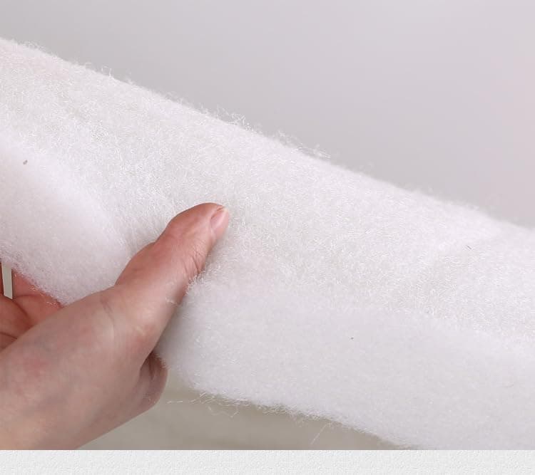 ABSoft Polyester Soft Dacron Cotton Insulation, Sound Deadening Roll, 1m x 2.5m Roll (50mm Thick) Material [Energy Class A+++]