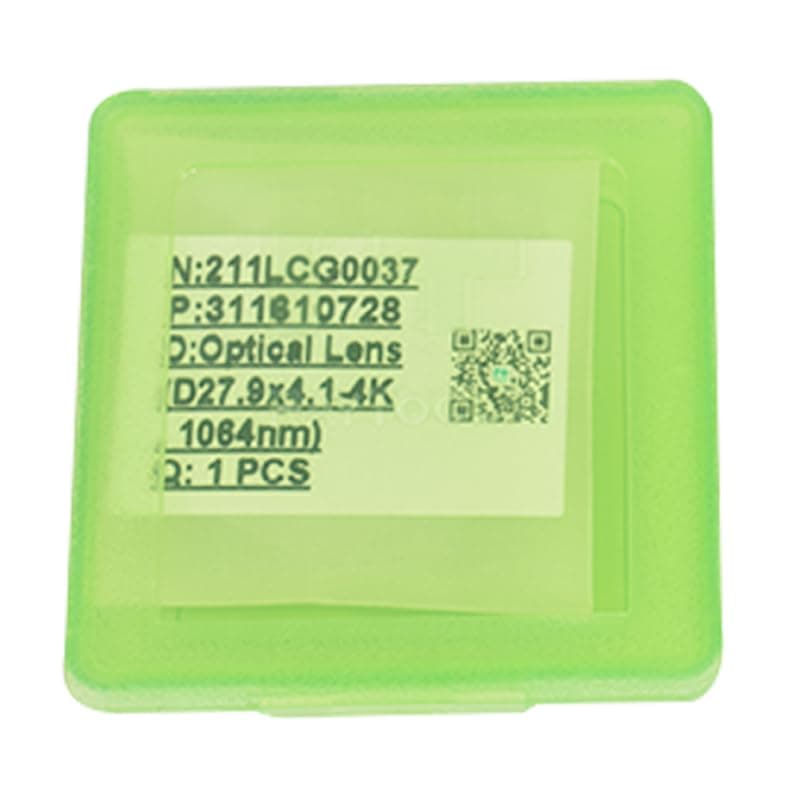 Raytools Original Protective Windows 37x7mm 15KW Laser Optical Protection Lens 27.9 * 4.1 0-4KW Fiber Laser Cutting Head 30x5 30 * 1.5 18 * 2 Protective Lens (10 PCS, 27.9x4.1)