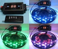 RGB Color Changing Flexible LED Strips, 5M Spool- 12v, (16.4ft)