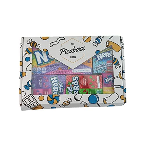 Picaboxx Wonka Nerds American Candy Selection Gift Box - 6 Products Pack | American Sweets | Gift Box | Gift Hamper