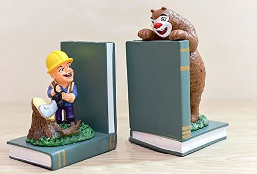 Bookends antique cool decorative modern book end racks Bookshelf Figurines Cartoon