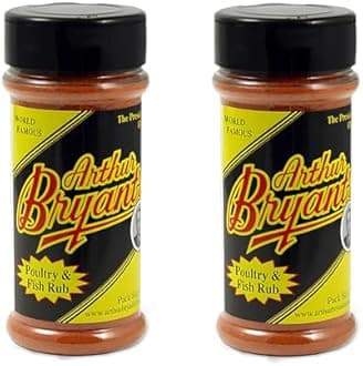 Arthur Bryant's Poultry and Fish Rub (6 oz) – Dry Rub Seasoning for Poultry, Fish Chicken, Turkey & More – Dry Rubs for Smoking and Grilling (2-Pack)