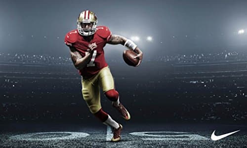 Colin Kaepernick Fabric Cloth Rolled Wall Poster Print - Size: (40" x 24" / 21" x 13")