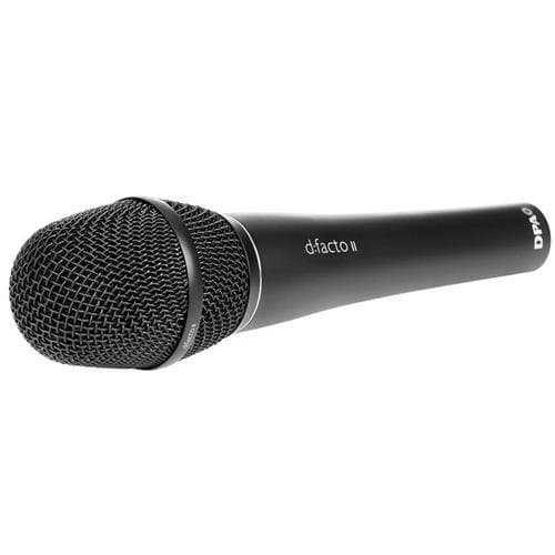 DPA Microphones d:facto II Super-Cardioid Vocal Microphone with Handheld XLR Pre-Amplifier, 20Hz-20kHz Frequency Range