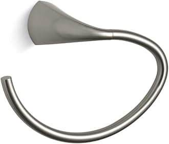 37057-BN Towel Ring, Contemporary Bathroom Towel Ring, Alteo Collection, Vibrant Brushed Nickel