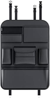 UEYSGAHDGJ Premium Backseat Organizer for Land Rover Defender (2018 2019 2020 2021 2022 2023 2024 2025), Protector Kick Mats for Kids, Travel Accessories Organizer.