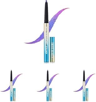 SWISS BEAUTY Holographic Shimmery Pencil Eyeliner | Waterproof, Smudge Proof, Long Lasting Eyeliner With Easy Application | Shade- Milky Way, 0.2G (Pack Of 4), Lavender