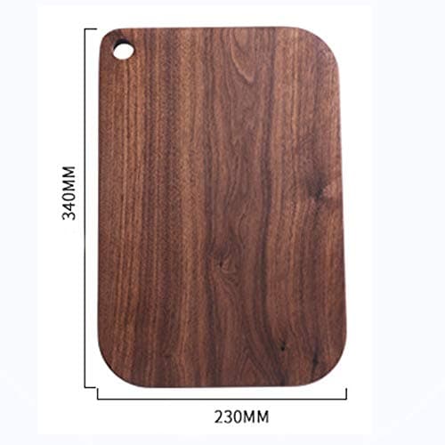 NTMD Chopping board cutting boards kitchen meat Chopping board,Black Walnut Whole Wood Kitchen Cutting Board Solid Wood Rootstock Lacquerless Fruit Chopping board Kitchen cut kitchen stuff