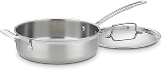 Cuisinart MCP22-24N MultiClad Pro Stainless Open Skillet 3.5 quarts Silver MCP33-24HN