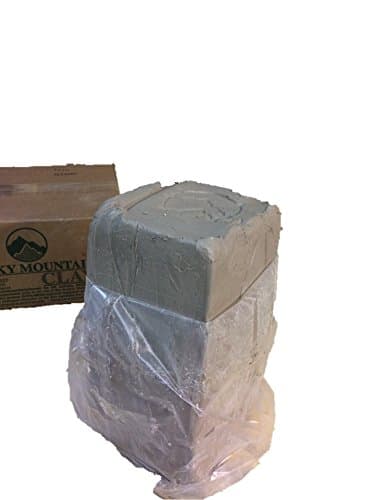 Pottery Clay - 5 lbs of Mid-High Fire White Cone 6-10 Dover - Rocky Mountain Clay