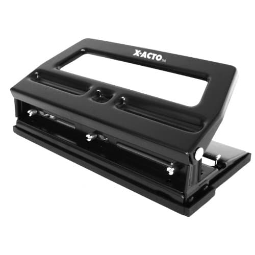Boston Heavy Duty Adjustable 3 Hole Paper Punch