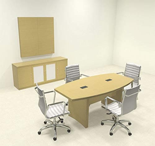 Modern Contemporary Boat Shape 6' Feet Conference Table, RO-ABD-C1