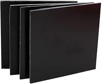 1pcs 0.2~4mm Thick Black Glassfibre Template Board Sheet G10 Epoxy Glass Fiber FR4 Fibreglass Plate 3D For Antistatic (Size : 300MM x 300MM, Color : 0.5mm)