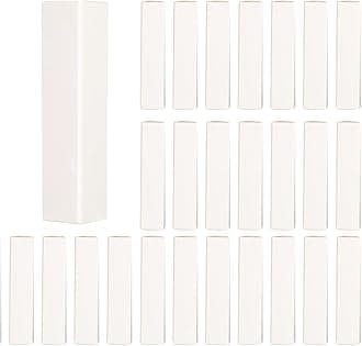 COSIDEA 50 PCS Empty White Lip Gloss Boxes W25 xW25 xH117mm / W0.98xW0.98xH4.6 inch, Cosmetic Perfume/Mascara Box Packaging for Small Business Wholesale, small Kraft Paper Box Luxury Holder Wrapping