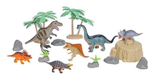 World Animal Collection Medium Dinosaur Bucket Playset