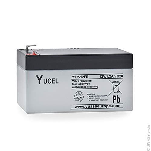 Yucel - SLA Battery Y1.2-12 FR 12V 1.2Ah YUCEL - Battery