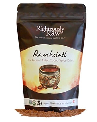Righteously Raw Rawcholatl Cacao Spice Drink , 7.9 Ounce - 3 Pack