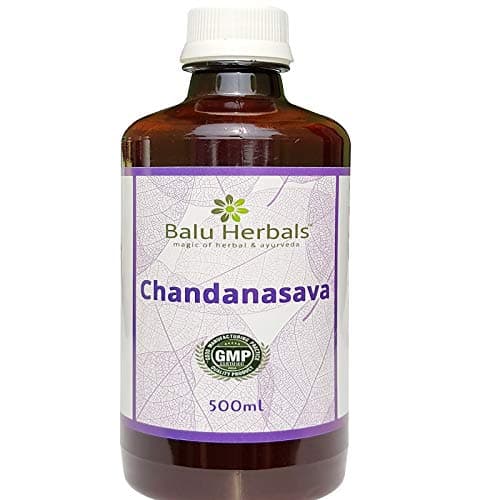 2 X Balu Herbals Chandanasava 500ml