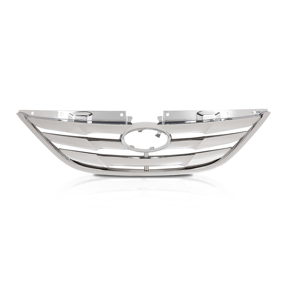 PIT66 Front Grille Assembly Grill Chrome Compatible with Sonata 2011 2012 2013 HY1200154 863503S100