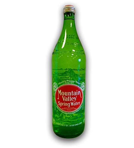 Mountain Valley Spring Water Glass Bottle 33.8 Ounces (Pack - 24)