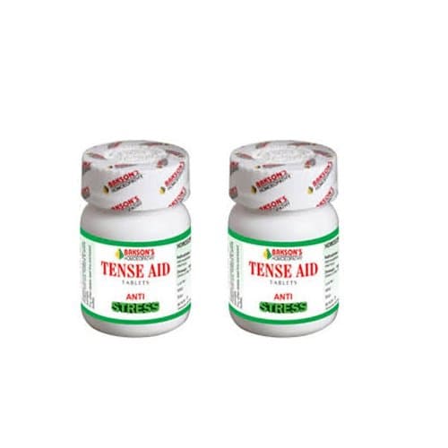 2 X Bakson's Homeopathy - Tense Aid Tablet Mental & Physical Debility