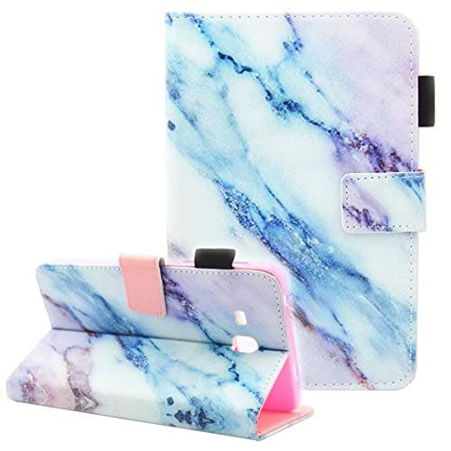 Fvimi Samsung Galaxy Tab A 7.0 2016 Case, SM-T280 Case, Galaxy Tab A 7.0" 2016 Case, Folio Flip PU Leather Wallet Stand Cover for Samsung Galaxy Tab A 7.0 Inch Tablet 2016 Release, Marble