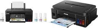 MegaTank G3270 All-in-One Wireless Inkjet Printer. for Home Use, Print, Scan and Copy, Black & G3200 All-in-One Wireless Supertank (MegaTank) Printer| Copier| Scanner