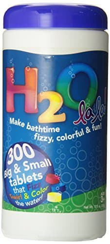 Color My Bath H2O La La Color Changing Bath Tablets, 300-Piece by Color My Bath