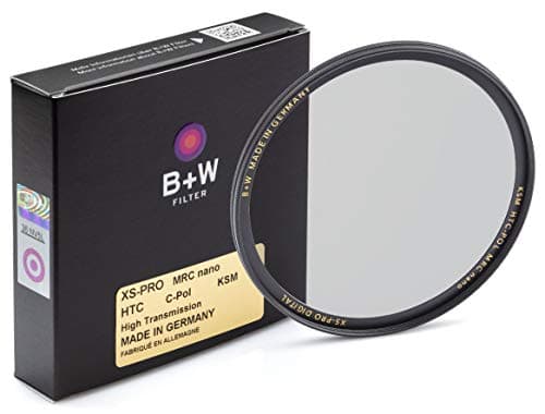 B + W Circular Polarizer Kaesemann - Xtra Slim Mount (XS-PRO), HTC, 16 Layers Multi-Resistant and Nano Coating, Photography Filter, 86 mm