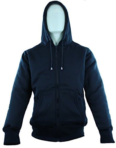 Real Essentials Fur Hoodie for Men - Navy - Size M