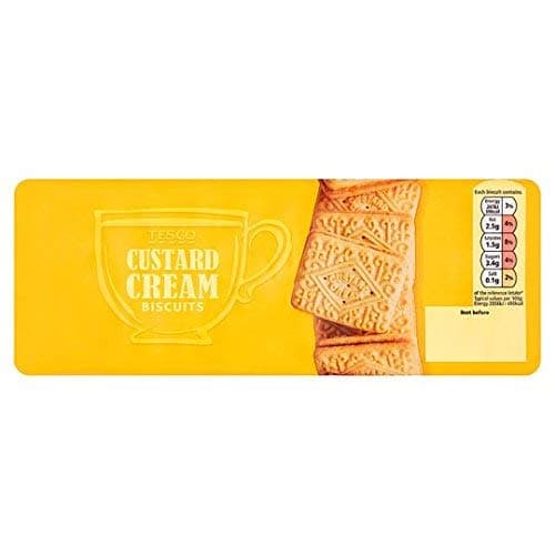 Tesco Custard Cream Biscuits 400G-SET OF 3