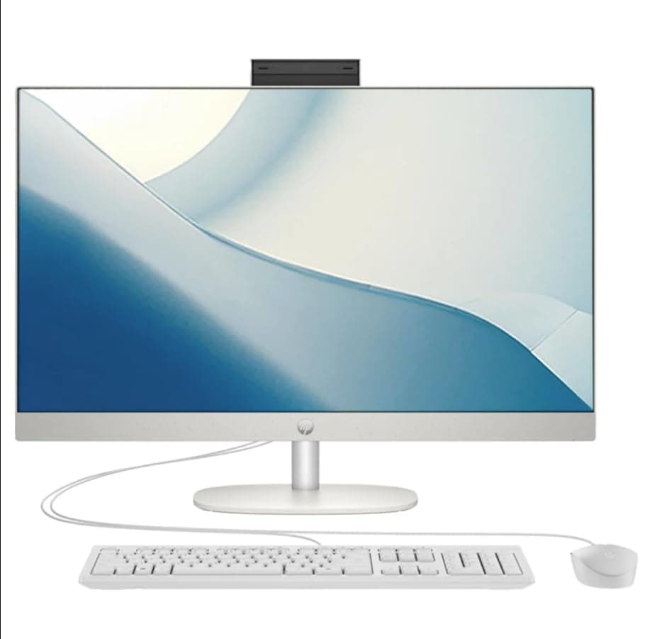 HP (Upgraded) All-in-One 24-inch Desktop, 13th Generation Intel Core i5-1335U processor| 8GB DDR4 RAM| 512GB NVMe SSD| 23.8â€ FHD Display | Windows 11 (Shell White)