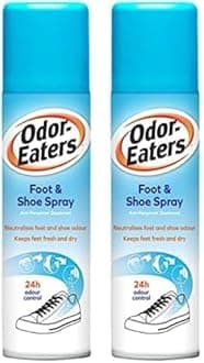 Odor-Eaters Foot and Shoe Anti-Perspirant Spray, 150ml (Pack of 2)