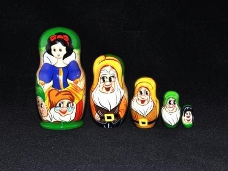 "Snow White and the Seven Dwarfs" Nesting Doll