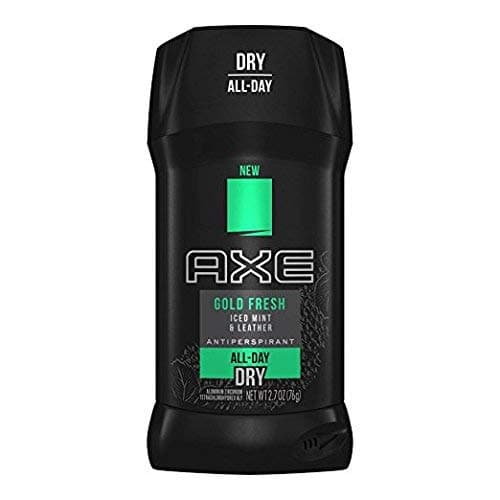 Axe Gold Fresh Iced Mint & Leather Antiperspirant Stick 2.7 oz (Pack of 2)