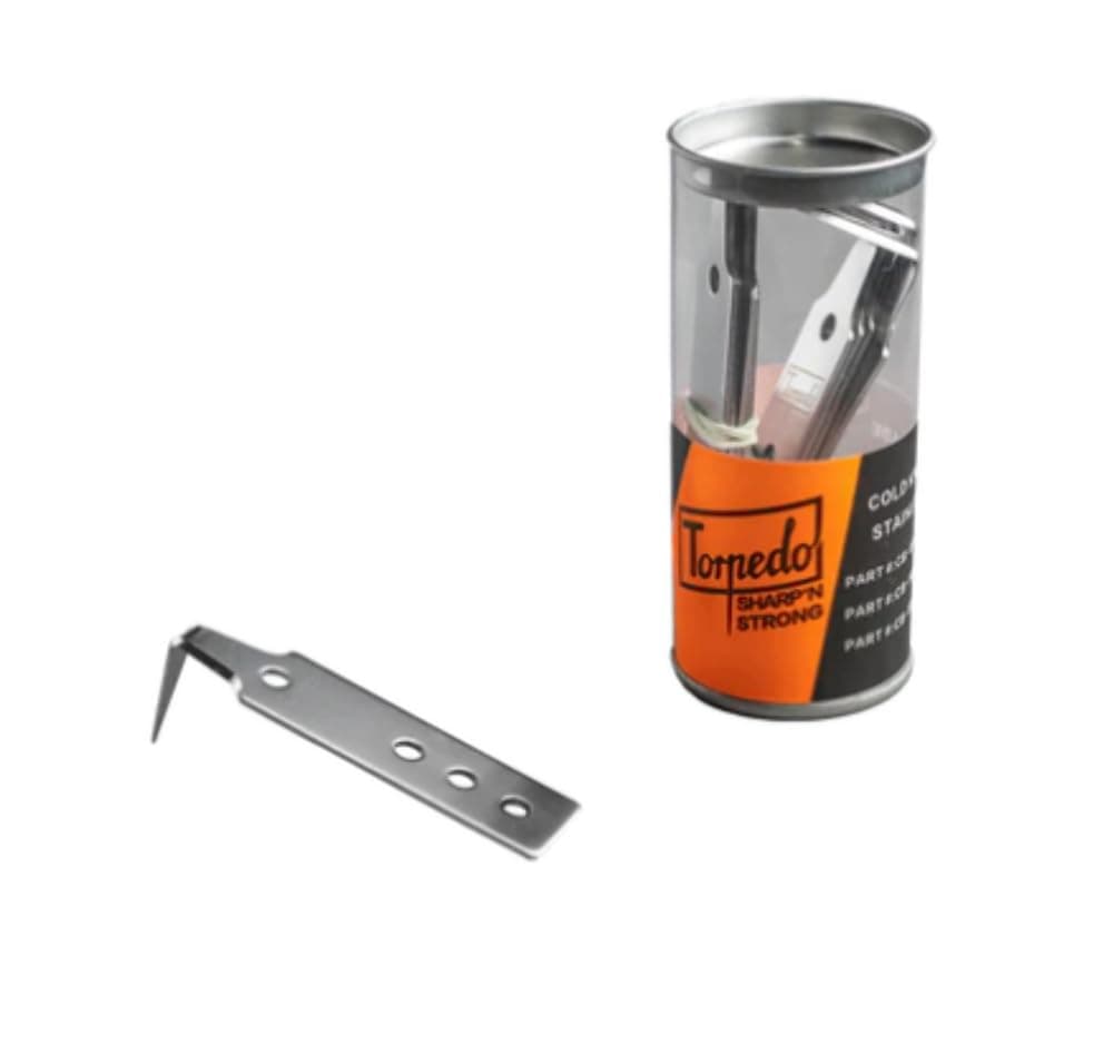 Torpedo Cold Knife Blade Auto Glass Windshield Removal 10 Pieces/Pack,3/4"