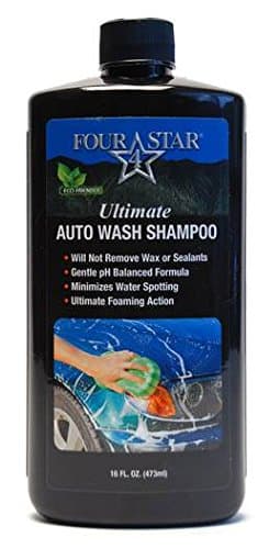 Four Star Ulitmate Auto Wash Shampoo & Conditioner, Eco Friendly Car Wash Soap Made in the U.S.A. 16 oz.